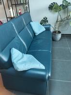 design 3 zit in leder met 2 bijhorende relax zetels, Huis en Inrichting, Ophalen, Gebruikt, Modern design kwaliteitsleder, Driepersoons