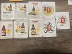 Duvel bierviltjes 49 stuks+ tafelreclame, Ophalen of Verzenden, Duvel