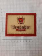 Bieretiket Troubadour obscura, Verzamelen, Ophalen of Verzenden, Zo goed als nieuw