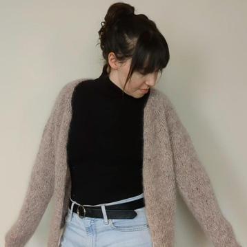 Handgebreide mohair bernadette vest beschikbaar voor biedingen