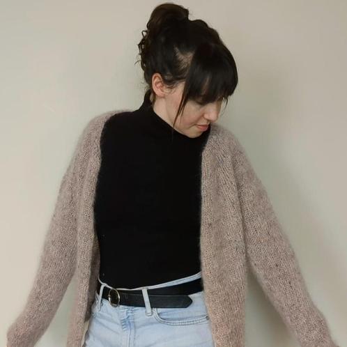 Handgebreide mohair bernadette vest, Kleding | Dames, Truien en Vesten, Nieuw, Maat 38/40 (M), Roze, Ophalen of Verzenden