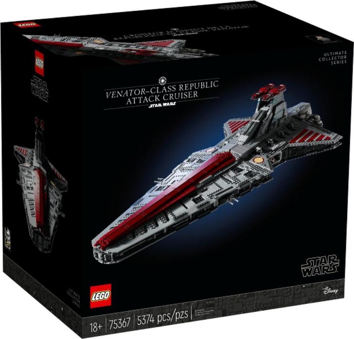 LEGO Star Wars 75367 Venator-Class Republic  Cruiser UCS, Kinderen en Baby's, Speelgoed | Duplo en Lego, Nieuw, Lego, Complete set