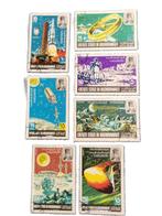 Hadramaout, État de Kathiri 1967 - espace, lune, Kennedy, Timbres & Monnaies, Autres thèmes, Affranchi, Enlèvement ou Envoi