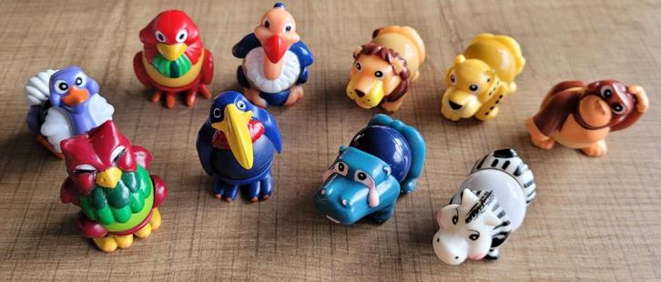 10 Oude verzameldiertjes van Ferrero (1993), Verzamelen, Poppetjes en Figuurtjes, Zo goed als nieuw, Ophalen of Verzenden