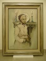 Traditioneel tafereel Oscar Bonnevalle (1920-1993), Ophalen