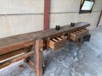 Prachtige, grote werkbank, Doe-het-zelf en Bouw, Werkbanken, Ophalen, Gebruikt, 170 cm of meer, Bankschroef