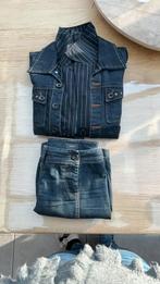 Als setje: jasje Geisha maat L, rokje Mexx 40, Enlèvement ou Envoi, Comme neuf, Taille 42/44 (L), Manteau