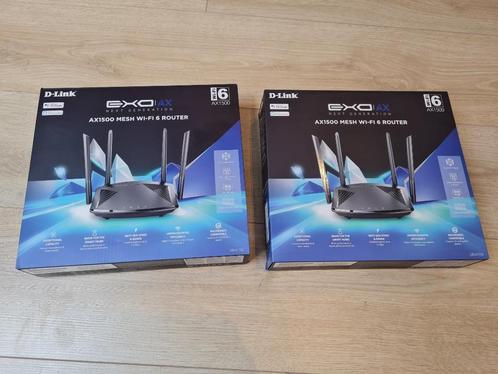 2x D-link AX-1500 wifi 6 mesh netwerk, Informatique & Logiciels, Amplificateurs wifi, Comme neuf, Enlèvement ou Envoi