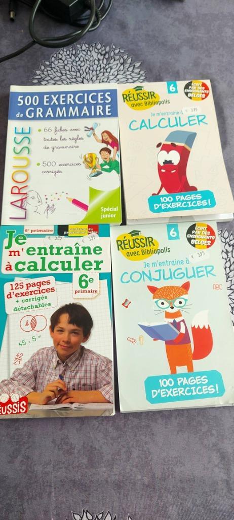 Lot de 4 livres  Livre je m'entraîne à calculer totalement n, Boeken, Schoolboeken, Gelezen, Wiskunde A, BSO, Ophalen of Verzenden