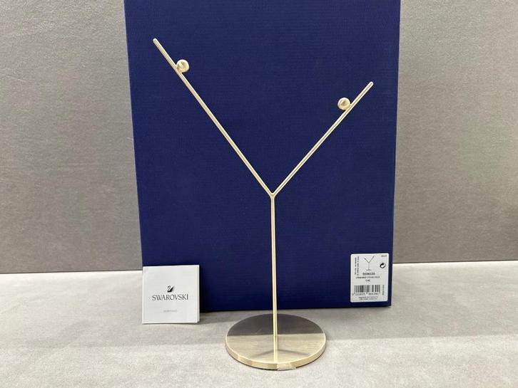 Swarovski Ornament display standaard Goudkleurig, Verzamelen, Swarovski, Nieuw, Figuurtje, Ophalen of Verzenden