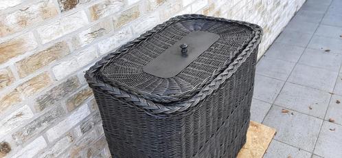 Mand gevlochten tenen mand, speelgoedmand linnenmand, Huis en Inrichting, Woonaccessoires | Schalen en Manden, Mand, Verzenden