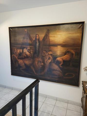 schilderij witches - heksen - leeuwen beschikbaar voor biedingen