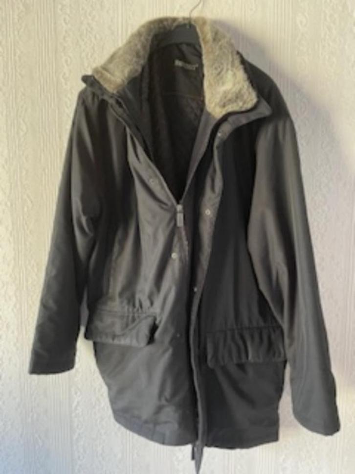 Herenjas, Kleding | Heren, Jassen | Winter, Gedragen, Maat 52/54 (L), Zwart, Ophalen of Verzenden