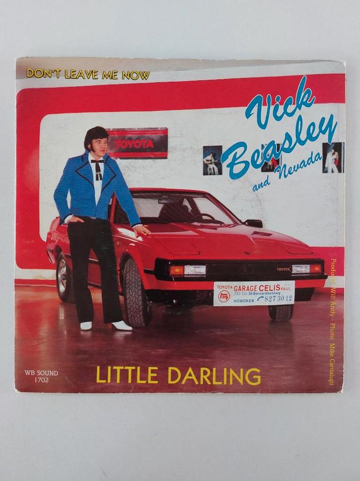 Vick Beasley & Nevada (Belpop) - Little Darling (1984), Cd's en Dvd's, Vinyl Singles, Rock en Metal, Ophalen of Verzenden