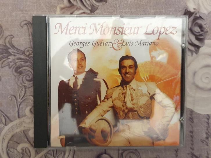 Cd audio Luis Mariano, Merci Monsieur Lopez, Cd's en Dvd's, Cd's | Pop, Nieuw in verpakking, 1980 tot 2000, Ophalen of Verzenden