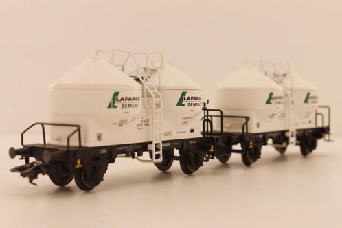 Marklin 46614 HO Wagonset "Lafarge Zement" van de DB, Hobby en Vrije tijd, Modeltreinen | H0, Zo goed als nieuw, Wagon, Wisselstroom