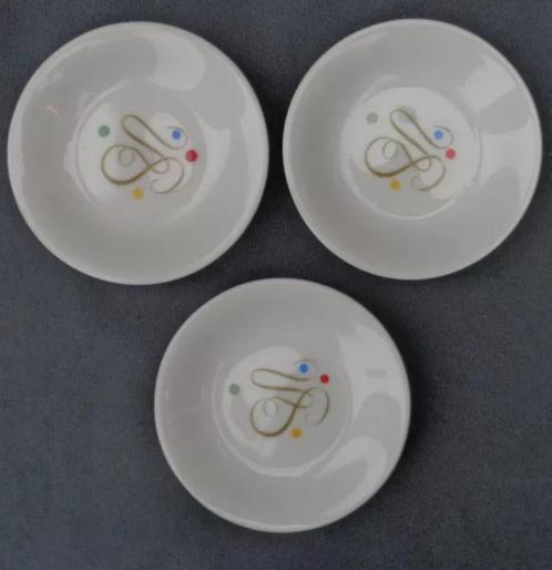 MOSA SELECT WILMA 3x petit four bordje 8,5cm plate Teller as, Huis en Inrichting, Keuken | Servies, Zo goed als nieuw, Verzenden
