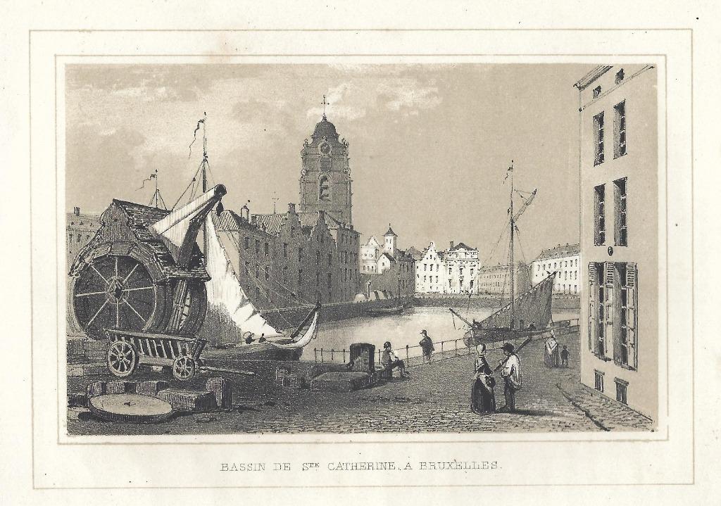 1844 - Bruxelles Sainte Catherine / Brussel St Katelijne, Envoi