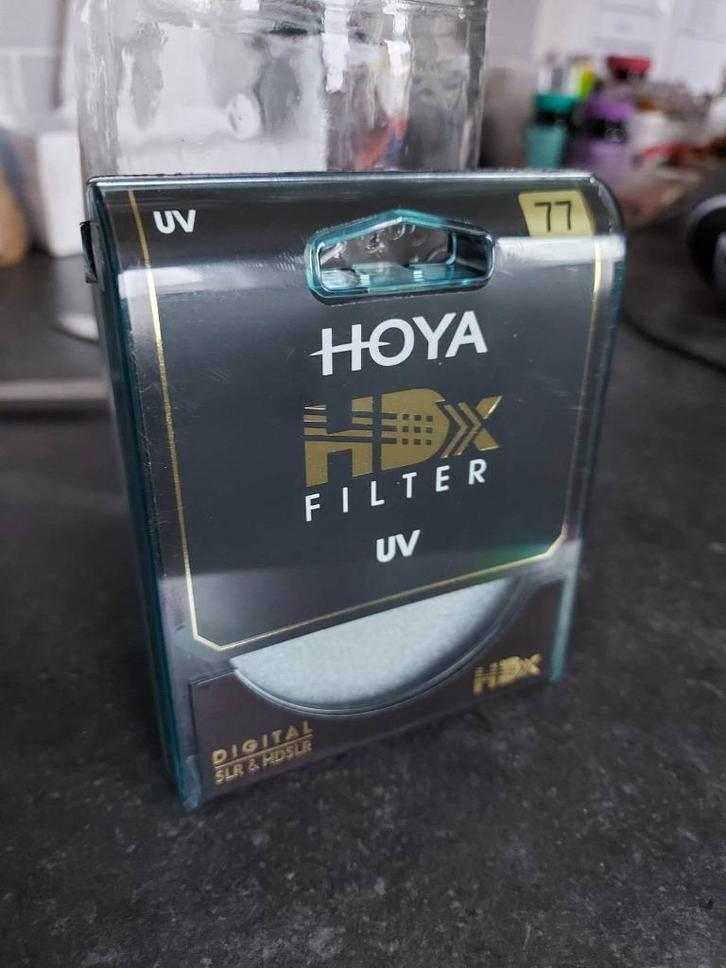 HOYA HDX 77mm NP 110€, Audio, Tv en Foto, Foto | Filters, Zo goed als nieuw, UV-filter, 70 tot 80 mm, Ophalen of Verzenden