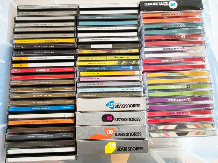 Serious beats collectie cd's, Cd's en Dvd's, Cd's | Dance en House, Ophalen of Verzenden
