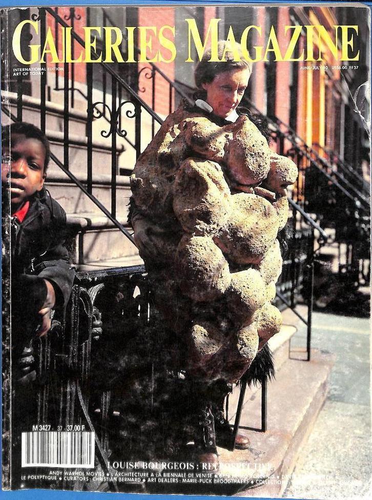 Galeries Magazine nr. 37—juni/juli 1990—Louise Bourgeois., Boeken, Tijdschriften en Kranten, Gelezen, Overige typen, Ophalen of Verzenden