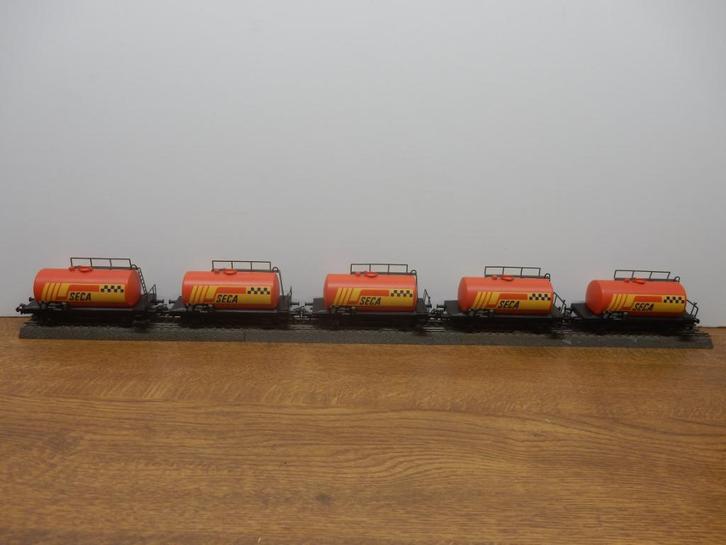 NMBS Marklin 4561 " Seca ketelwagens ", Hobby en Vrije tijd, Modeltreinen | H0, Gebruikt, Wagon, Wisselstroom, Märklin, Analoog