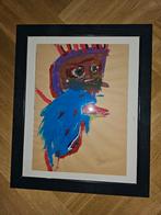 Karel Appel  Uniek werk  Ingelijst  Gesigneerd  Olie werk, Ophalen