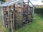 9kuub mooi gedroogd hout gemengd meeste is gekliefde stam, Tuin en Terras, Brandhout, Ophalen