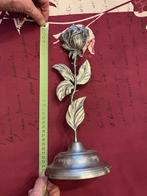 Tin roos met stempel in ,inscriptie, Antiek en Kunst, Antiek | Tin, Ophalen of Verzenden