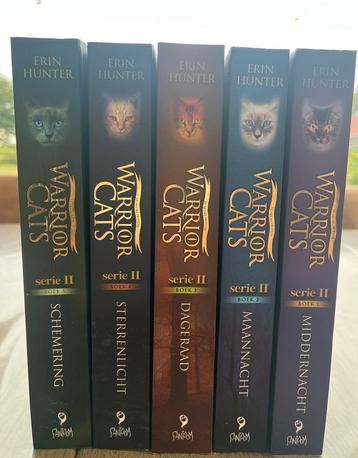 Erin Hunter - Warrior Cats serie 2 - 5 boeken beschikbaar voor biedingen