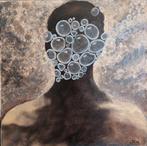 Schilderij olieverf op doek, Antiek en Kunst, Kunst | Schilderijen | Modern, Ophalen