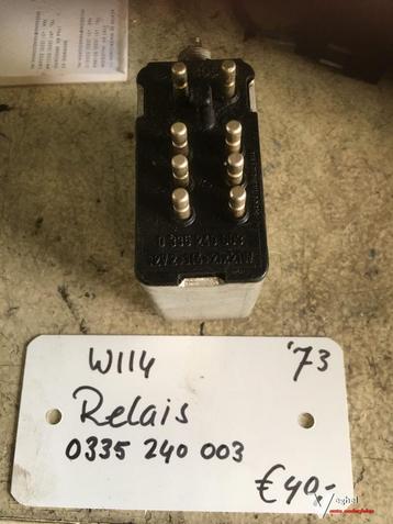Mercedes w114 relais 0335 240 003 beschikbaar voor biedingen
