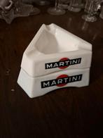 Martini aperitief dubbele asbak, Verzamelen, Verzenden, Gebruikt, Overige typen, Overige merken