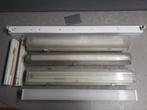 Lot korte TL-armaturen 29-59-90 cm, Huis en Inrichting, Lampen | Plafondlampen, Ophalen of Verzenden, Gebruikt, Metaal