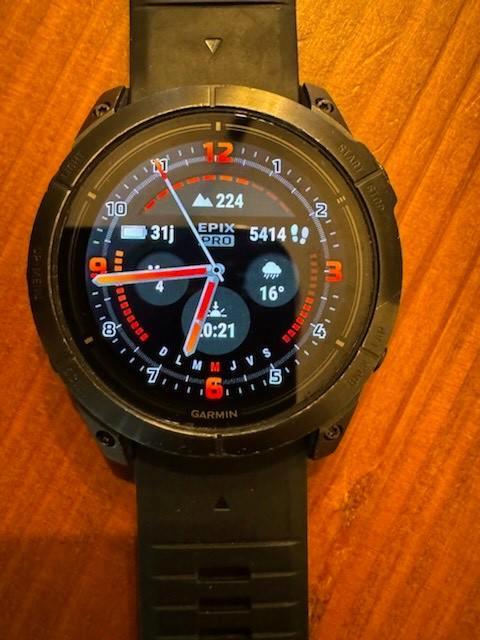 Montre Garmin Epix pro, Handtassen en Accessoires, Horloges | Heren, Verzenden