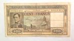 Prince Karel, 100 francs 1948, date rare, Envoi, Billets en vrac