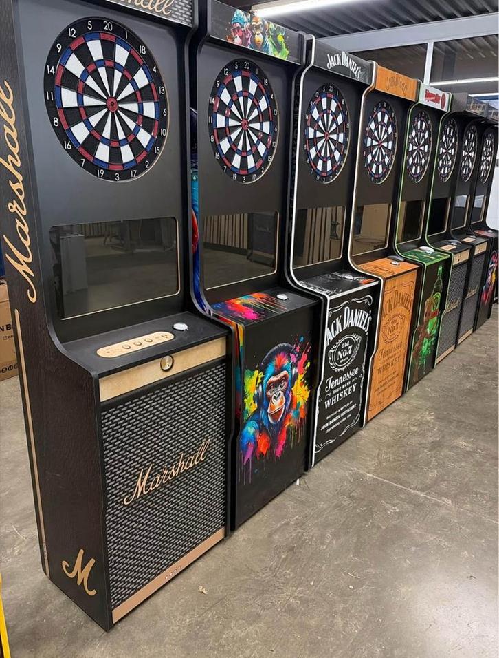 Jeu de fléchettes, Sport en Fitness, Darts, Zo goed als nieuw, Pijlen, Ophalen of Verzenden