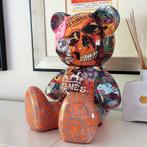 Teddybeer Zittend Beeld Hommage to Hermes Skull 34cm Pop Art, Ophalen