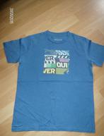 t-shirt blauw merk quiksilver - maat 14 jaar, Kinderen en Baby's, Kinderkleding | Maat 164, Jongen, Quiksilver, Gebruikt, Ophalen of Verzenden