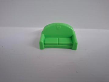 Canapé vert Charmkins Jewelry House Vintage 1983 Hasbro