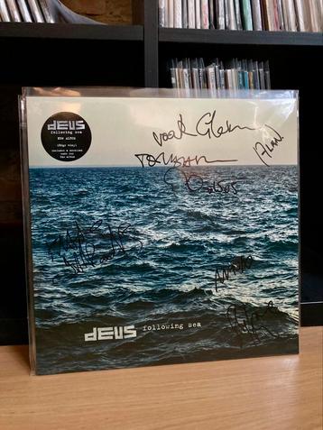 dEUS - Following Sea / gesigneerde LP, Enlèvement ou Envoi, Comme neuf, Rock et Metal
