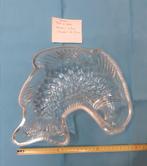 Plat en verre en forme de poisson, Maison & Meubles, Uni, Verre ou Verres, Comme neuf, Verre