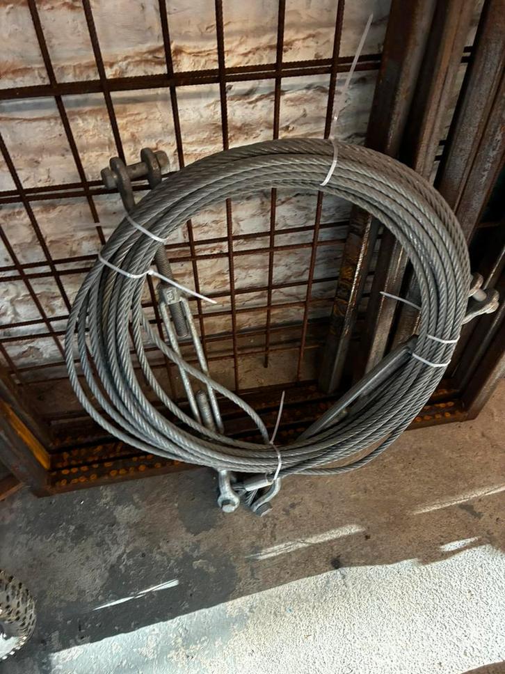 Cable 12mm epaisseur 30 metres de longueur tyrolienne, Jardin & Terrasse, Gaze & Fils, Comme neuf, Enlèvement ou Envoi