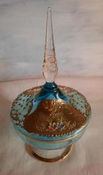 Kleine oude vaasjes in glas, Ophalen of Verzenden