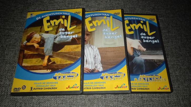 DVD ‘s Emil, Cd's en Dvd's, Dvd's | Kinderen en Jeugd, Gebruikt, Ophalen of Verzenden