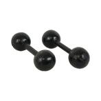 Antieke Gietijzeren Halters Dumbbells Gewichtheffen 4kg, Sport en Fitness, Fitnessmaterialen, Ophalen of Verzenden, Gebruikt, Armen