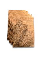 Walnoot (wortel) fineer | 4 vel | 35x24 cm, Verzenden, Nieuw