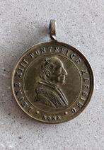 Medaillon koper van paus Leo XIII, papa Leone, Antiek en Kunst, Antiek | Religieuze voorwerpen, Ophalen of Verzenden