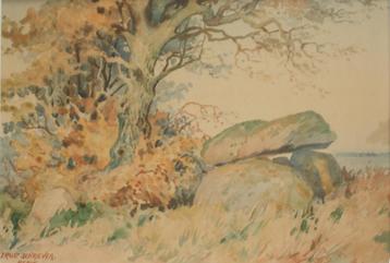 Ernst Schriever (1924): Rerik, Ostsee (56 x 44 cm) beschikbaar voor biedingen