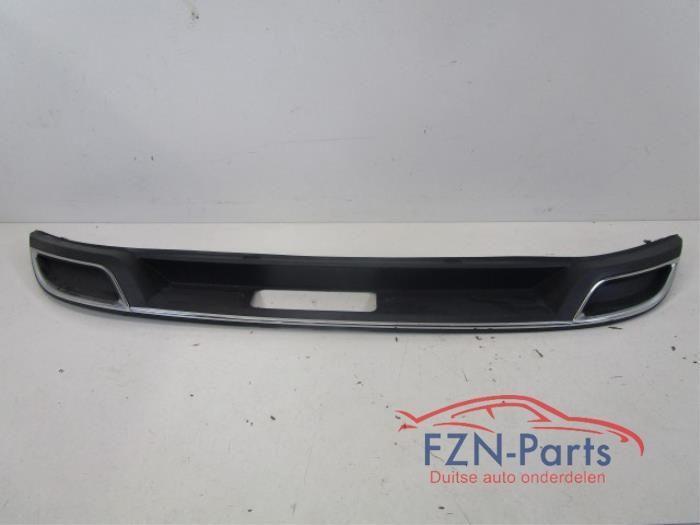 VW Golf 7 Facelift Diffuser Onderlip Achterbumper Vol Chrome, Auto-onderdelen, Carrosserie, Bumper, Achter, Gebruikt, Ophalen